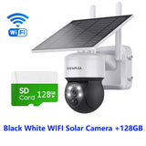 SHIWOJIA WIFI Wireless PTZ Solar Camera 4G SIM 3MP Outdoor Solar Panel Two Way Audio Security Protection CCTV Camera Battery Cam