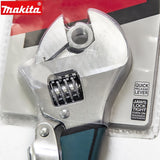 Makita B-65470 Locking Adjustable Wrench 250mm Multi Function Universal Quick Short Handle Open End Pipe Wrench Spanner Tool