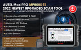 Autel MaxiPRO MP808S-TS Diagnostic Device Scanner 2023 Latest with 2 Year Update, ECU Coding, Full TPMS Solution, 31+ Services, Active Test, OE Full Diagnosis, TPMS Sensor Programming