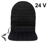 (Free Shipping) 12v/24v Heated Car Seat Cover Heating Electric Car Seat Cushion Hot Keep Warm Universal in Winter Coffee/Black/Gray/Red/Blue