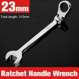 Combination Ratchet Wrench, with Flexible Head, Dual-purpose Ratchet Tool, Ratchet Combination Set. Car Hand Tools