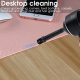 (Free Shipping) Wireless Air Duster USB Dust Blower Handheld Dust Collector Rechargable Large Capacity Portable for PC Laptop Car Clean Keyboard