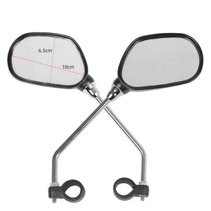 Deemount 1 Pair Bicycle Rear View Mirror Bike Cycling Wide Range Back Sight Reflector Angle Adjustable Left Right Mirrors(FREE SHIPING)