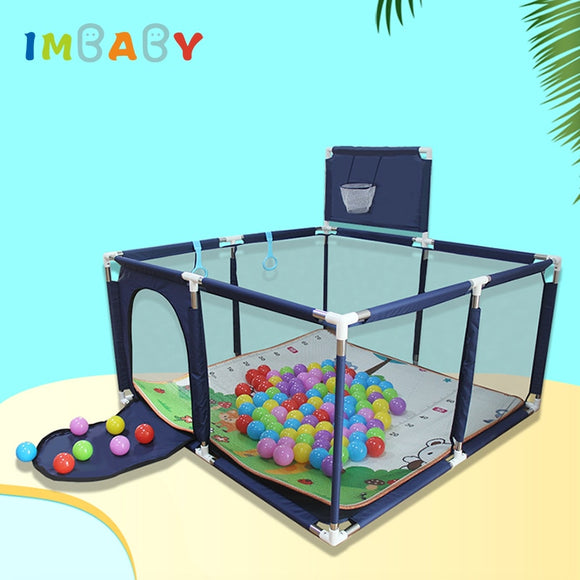 IMBABY Most Popular Playpen For Children Multiple Styles Baby Pool Balls Bed Fence Kids Indoor Basketball And Football Play Yard