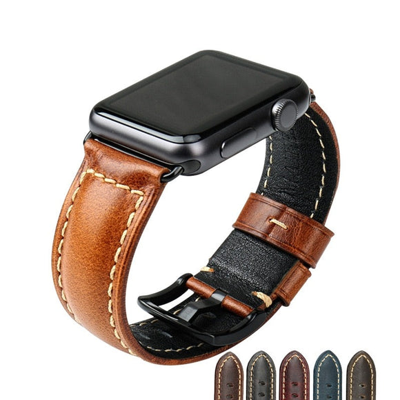 (Free Shipping) Apple Watch Straps,Bands All sizes & colors  made of premium high quality  Top Grain Leather 45mm 44mm 40mm 42mm 41mm Series 7 6 SE 5 4 3