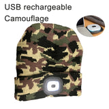 The White Angel Heated Hat Electric Winter Heated Beanie Head Warmer with 7.4V Rechargeable Battery Black USB night running mountain