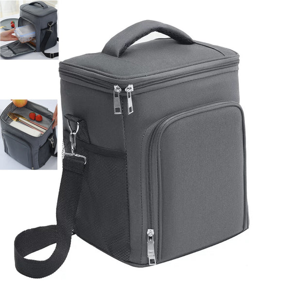 Cool Bag, Large Foldable Cooling Basket, Cooler Thermal Bag, Picnic Bag for Food Transport 10 x 9 x 11.2 inch /19 x 23 x 28 cm