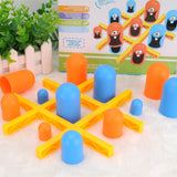 2 Players Tic Tac Toe Big Eat Small Gobble Board Game Parent-child Interactive Competition Match Party Games Toys For Children