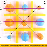 2 Players Tic Tac Toe Big Eat Small Gobble Board Game Parent-child Interactive Competition Match Party Games Toys For Children