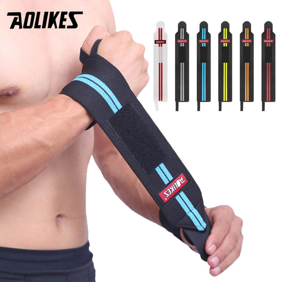 1PCS Wrist Support Gym Weightlifting Training Weight Lifting Bar Grip Barbell Straps Wraps Hand Protection Wristbands (FREE SHIPPING)
