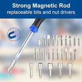 (FREE SHIPPING) Screwdriver Set, 44 Pieces Magnetic Screwdriver Kit with Storage Rack Including Magnetizer &amp; Demagnetizer