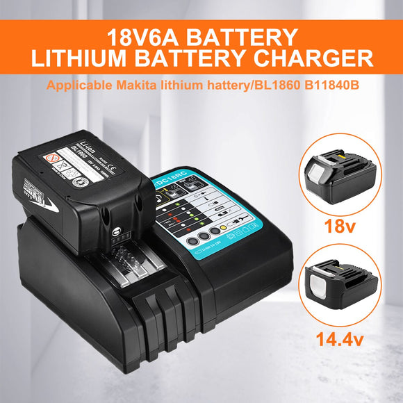 Makita Power Tools Rechargeable Battery / Charger BL1860 18V 6000mAh Lithium Ion 18V 9Ah BL1840 BL1850 BL1830 BL1860B LXT400