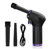 (Free Shipping) Wireless Air Duster USB Dust Blower Handheld Dust Collector Rechargable Large Capacity Portable for PC Laptop Car Clean Keyboard