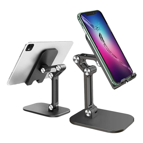 Free Shipping Desktop Tablet Holder Table Cell Foldable Extend Support Desk Mobile Phone Holder Stand For Xiaomi iPad Adjustable 4 to 12.9inch Mobile