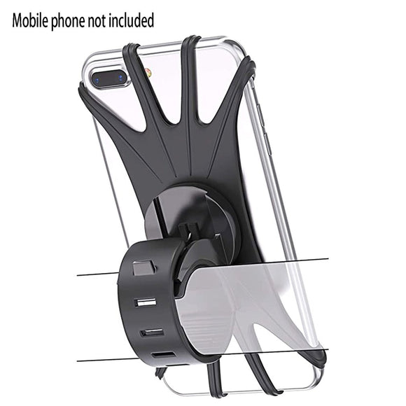 Free Shipping Bicycle Phone Holder for IPhone 11/6/7/8/X/Xr for xiaomi 4.0 -6.1 Inch Phone Cell Phone Mount Band Bike GPS Clip Mobile